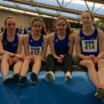 Nina, Sarah, Franziska und Johanna in Mannheim