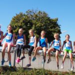 Die WU 12 mit Trainerin Heike Thoma in Karlsruhe